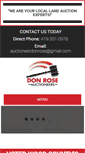 Mobile Screenshot of donroseauctions.com
